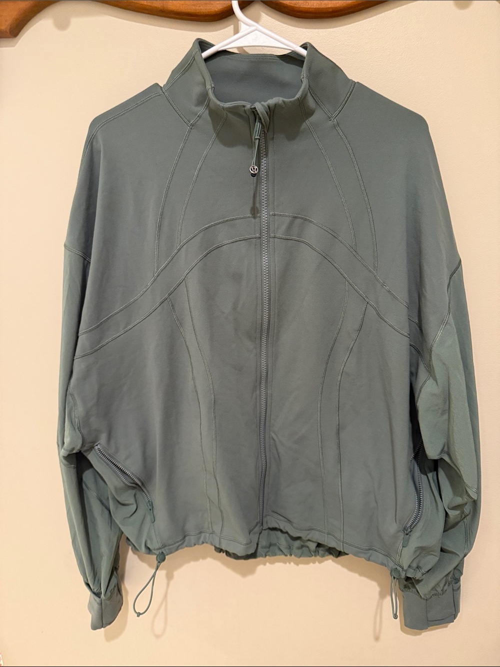 lululemon athletica Sage Green Bomber Jacket